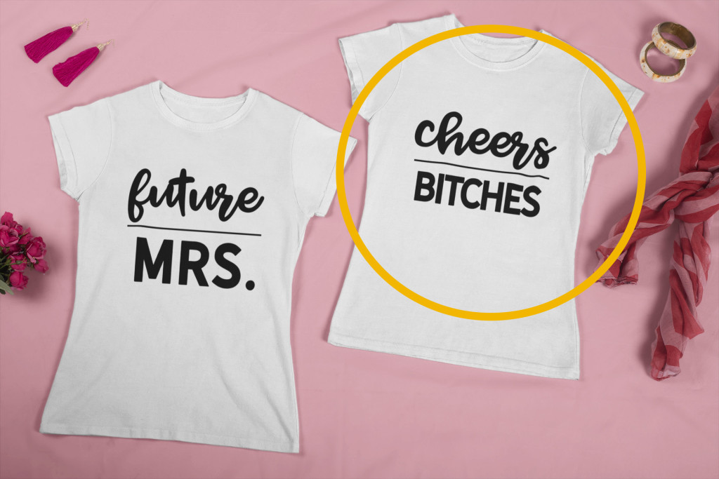 Future MRS, Cheers Bitches fehér póló 2