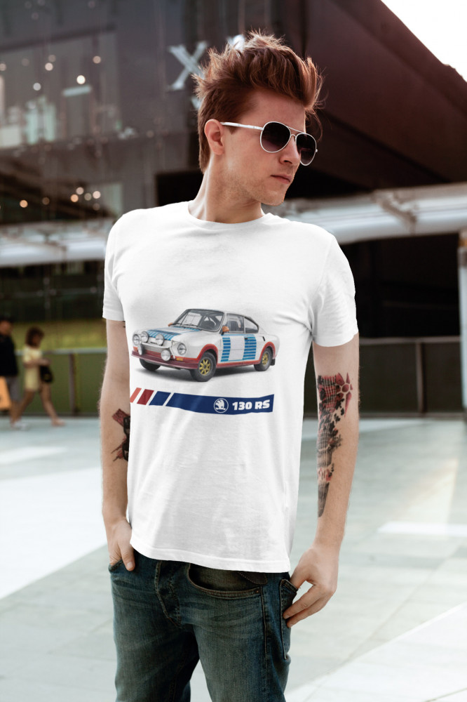 Skoda 130 RS fehér póló