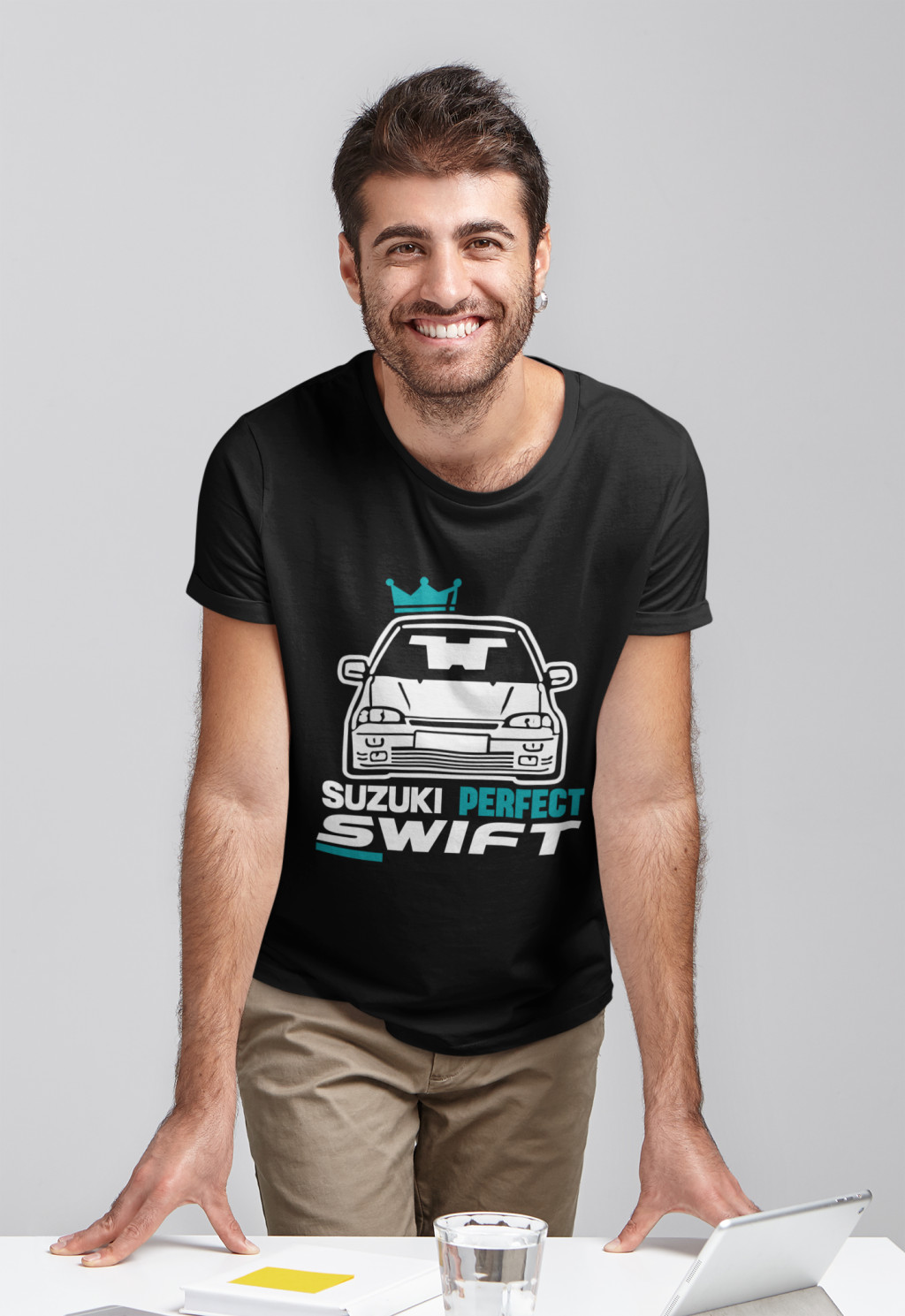 Suzuki perfect swift fekete póló