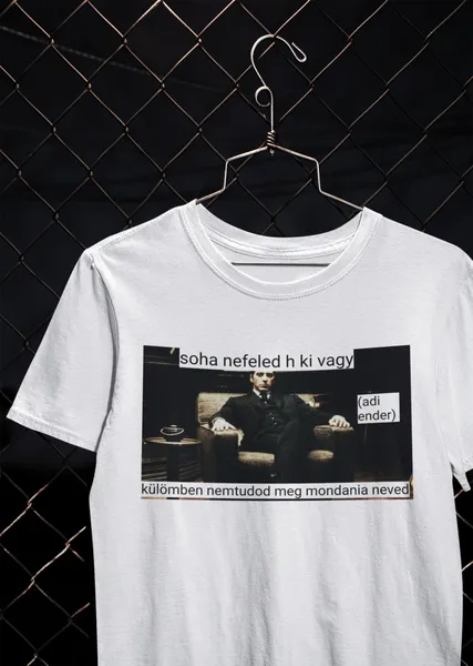 Bolcs adi ender fehér póló