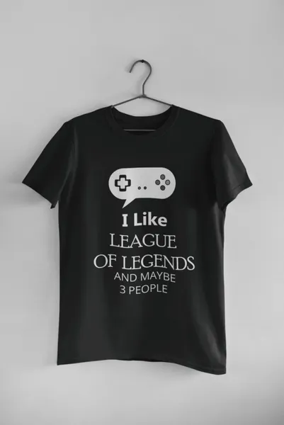 I like LEAGUE OF LEGENDS fekete póló