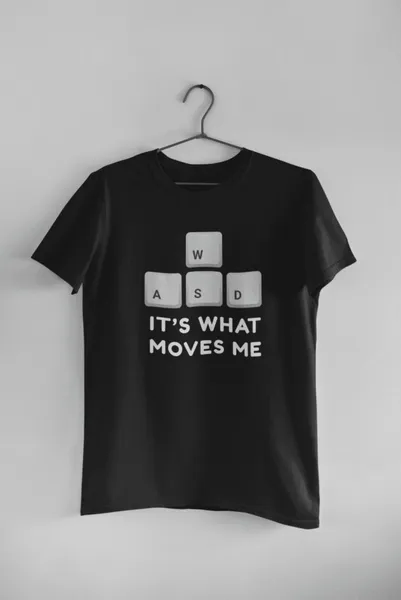 It's what moves me fekete póló
