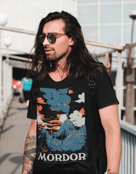 Visit Mordor fekete póló