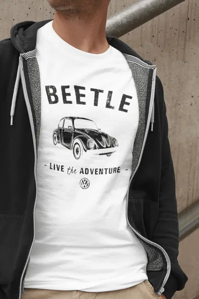 BEETLE VW fehér póló