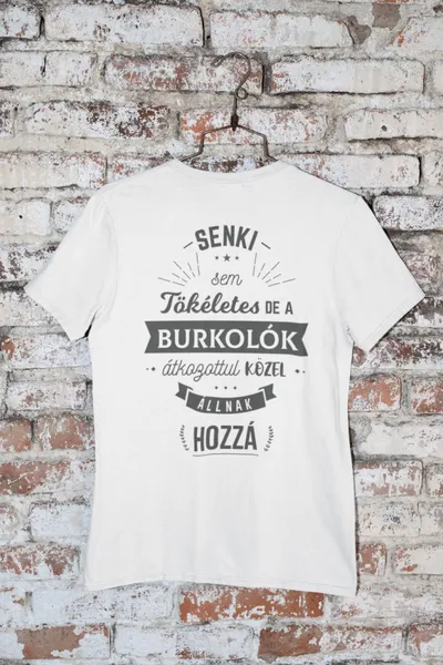 Burkoló fehér póló