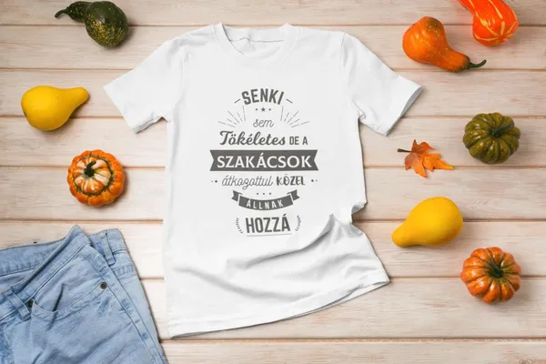 Szakács fehér póló