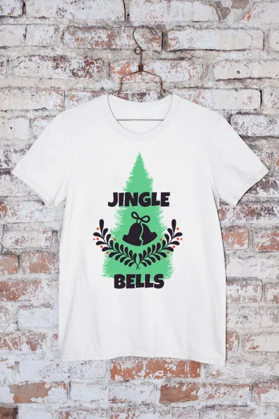 Jingle bells fehér póló 2