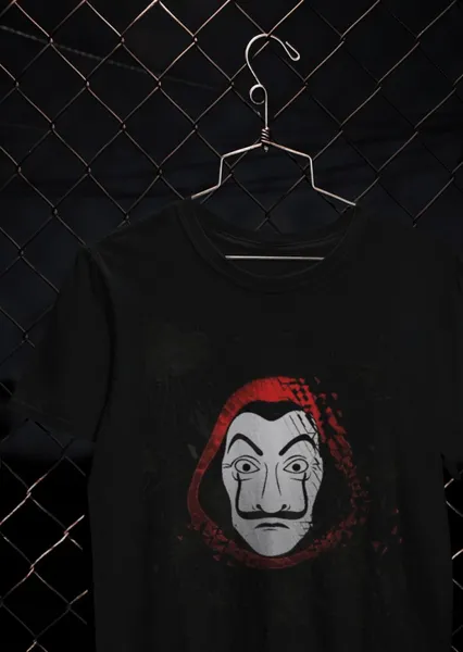 Red Hooded Dali fekete póló