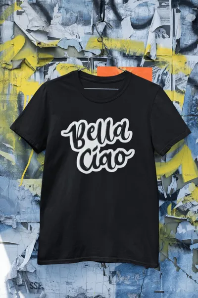 Bella Ciao Signature 2. fekete póló