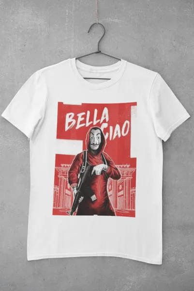 Bella Ciao fehér póló