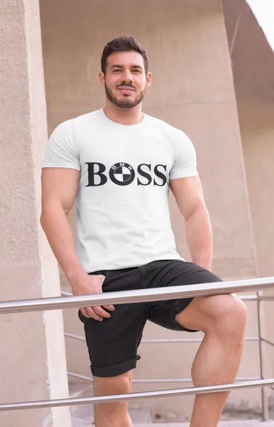 BOSS BMW fehér póló