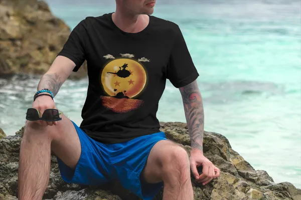 DragonBall 01 fekete póló