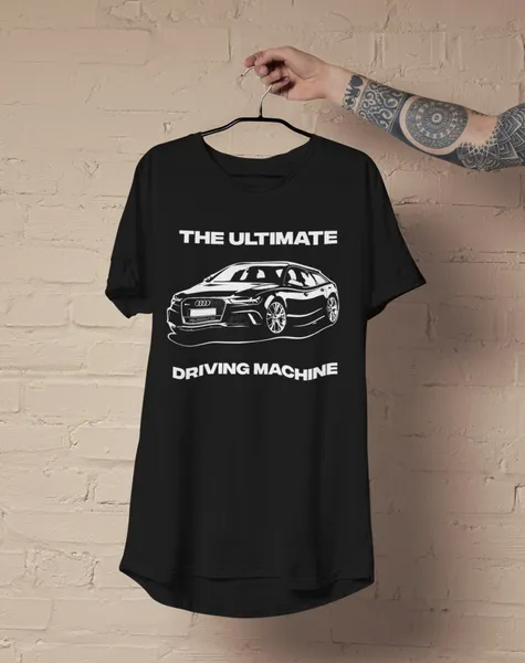 The ultimate diving machine Audi fekete póló