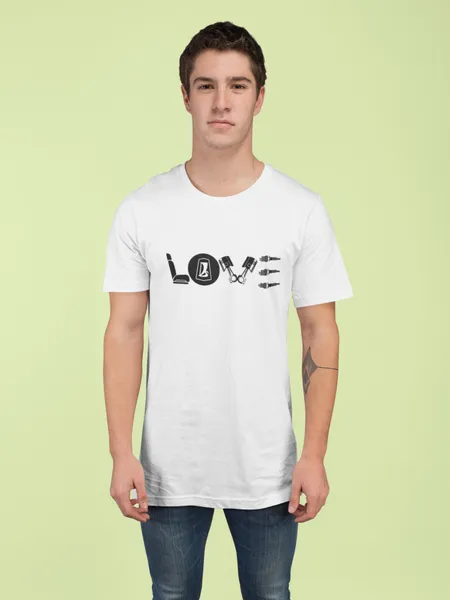 Love Lada fehér póló