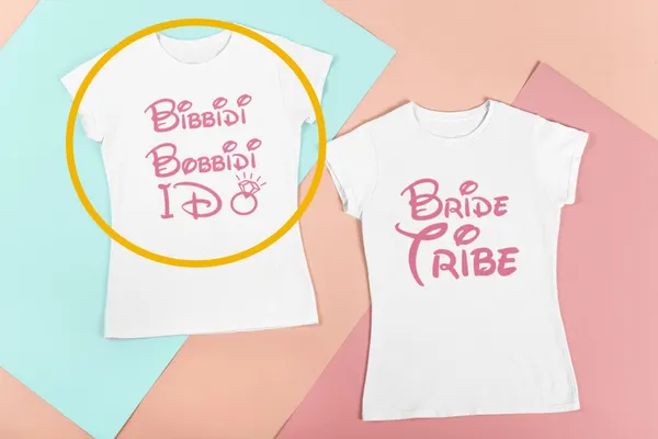 Bibbidi Bobbidi I Do fehér póló 1