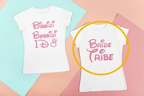 Bibbidi Bobbidi I Do fehér póló 2