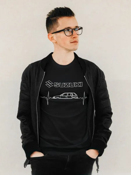 Suzuki… heart beat fekete póló
