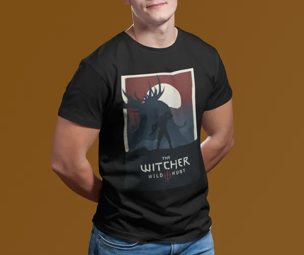 Witcher 01 fekete póló