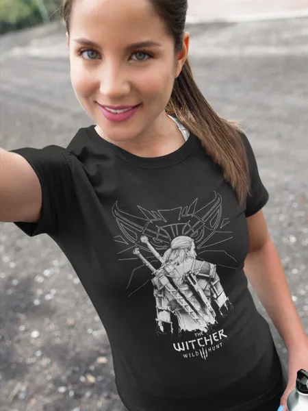 Witcher 04 fekete póló