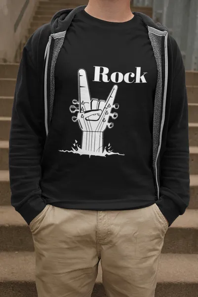 ROCK FEKETE PÓLÓ
