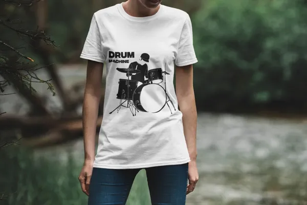 DRUM MACHINE FEHÉR PÓLÓ