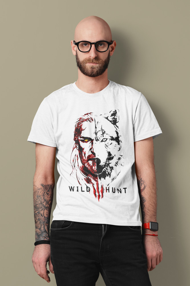 Witcher 08 fehér póló