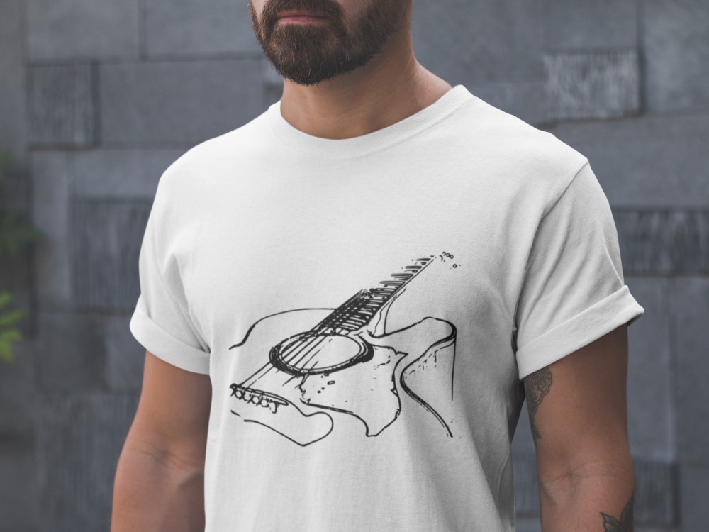 GUITAR FEHÉR PÓLÓ